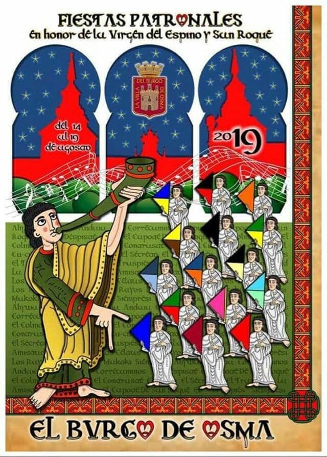 Fiestas patronales en honor a la Virgen del Espino y San Roque 2019 Burgo de Osma-Ciudad de Osma